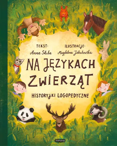 Okładka: Na językach zwierząt. Historyjki logopedyczne
