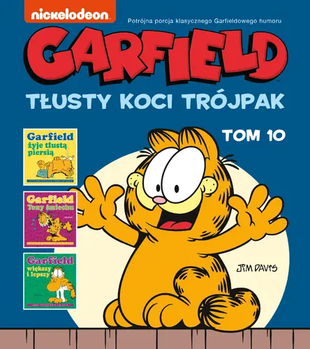Okładka: Garfield. Tłusty koci trójpak. Tom 10