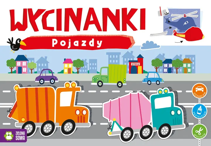 Okładka: Wycinanki. Pojazdy