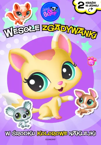 Okładka: Wesołe Zgadywanki. Littlest Pet Shop.