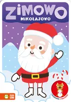 Okładka: Zimowo mikołajowo. Kolorowanki z naklejkami