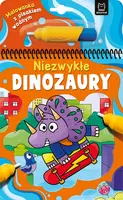 Okładka: Malowanka z pisakiem wodnym. Niezwykłe dinozaury