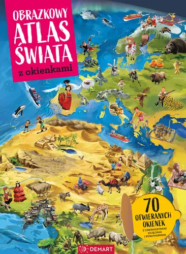 Okładka: Obrazkowy atlas świata. Z okienkami