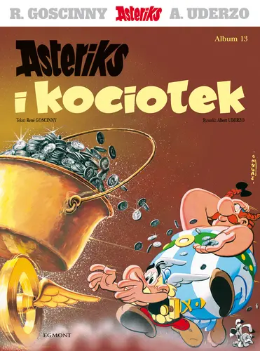 Okładka: Asteriks. Asteriks i kociołek. Tom 13