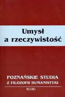Okładka: Umysł a rzeczywistość
