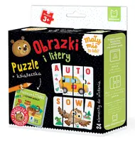 Okładka: Obrazki i litery. Puzzle + książeczka