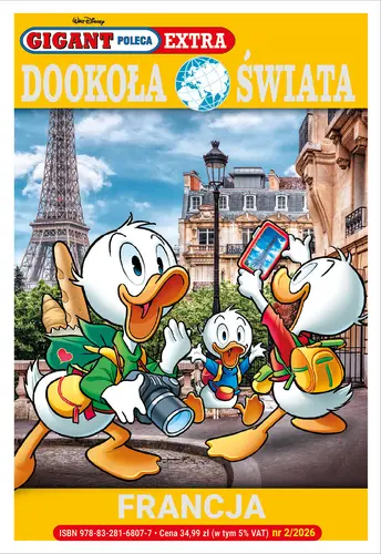 Okładka: Gigant Poleca Extra. Tom 2/2026. Dookoła świata. Francja