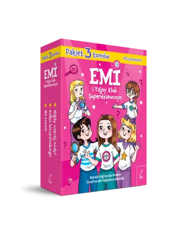 Okładka: Emi i Tajny Klub Superdziewczyn. Pakiet
