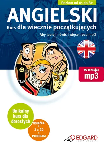 Okładka: Angielski Kurs dla wiecznie początkujących wersja mp3