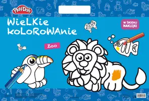 Okładka: Wielkie kolorowanie. Play Doh