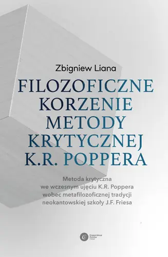 Okładka: Filozoficzne korzenie metody krytycznej K.R. Poppera