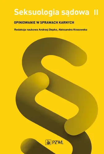 Okładka: Seksuologia sądowa tom 2