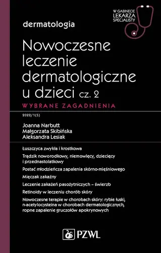 Okładka: Nowoczesne leczenie dermatologiczne u dzieci cz. II. Wybrane zagadnienia