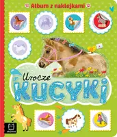 Okładka: Urocze kucyki. Album z naklejkami