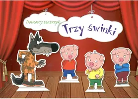 Okładka: Trzy Świnki. Domowy teatrzyk