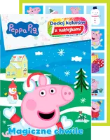 Okładka: Peppa Pig. Dodaj kolorów z naklejkami. Magiczne chwile