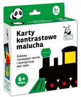 Okładka: Karty kontrastowe malucha. (6+ mies.). Kapitan Nauka