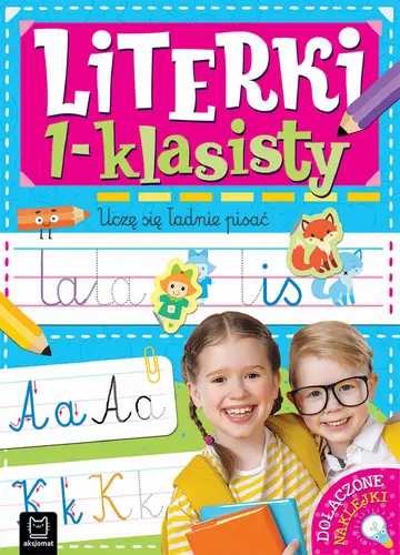 Okładka: Literki 1-klasisty. Uczę się ładnie pisać