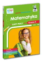 Okładka: EDUseria. Matematyka. Karty pracy. Klasa 1. Kapitan Nauka