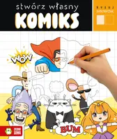 Okładka: Rysuj symetrycznie. Stwórz własny komiks