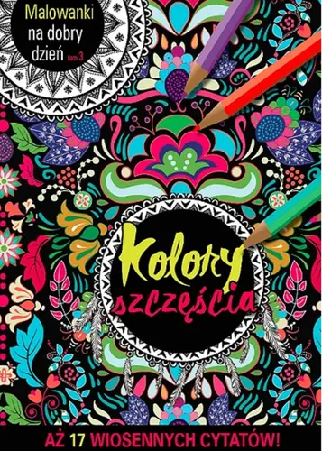Okładka: Malowanki na dobry dzień - kolory Szczęścia