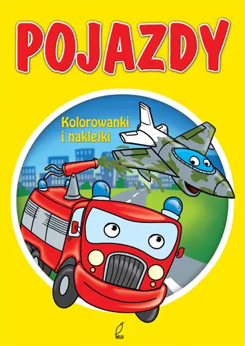 Okładka: Pojazdy. Kolorowanki
