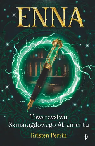 Okładka: Enna i Towarzystwo Szmaragdowego Atramentu. Enna, tom 1