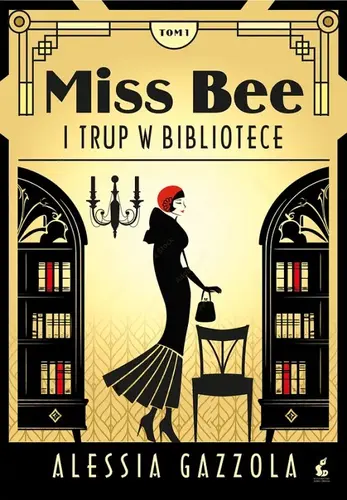 Okładka: Miss Bee i trup w bibliotece