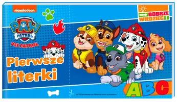 Okładka: Psi Patrol. Dobrze wiedzieć. Pierwsze literki
