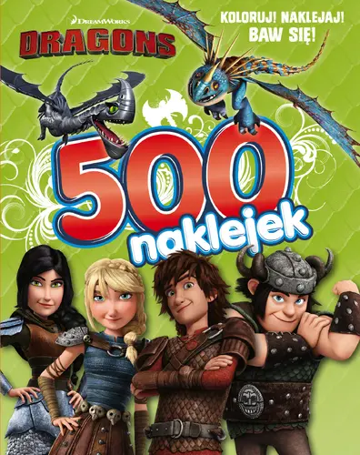 Okładka: Dragons 500 naklejek