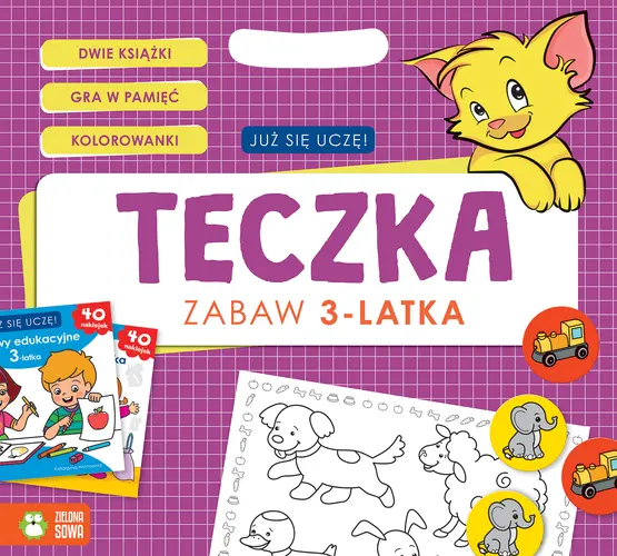 Okładka: Już się uczę. Teczka zabaw 3-latka