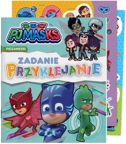 Okładka: Pidżamersi. Zadanie Przyklejanie