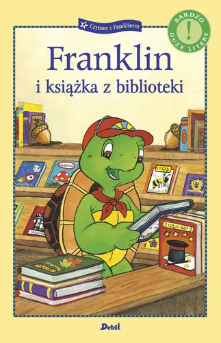Okładka: Franklin i książka z biblioteki