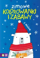 Okładka: Zimowe kolorowanki i zabawy z misiem
