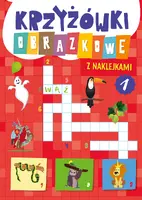 Okładka: Krzyżówki obrazkowe z naklejkami 1