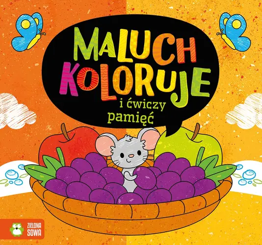 Okładka: Maluch koloruje i ćwiczy pamięć