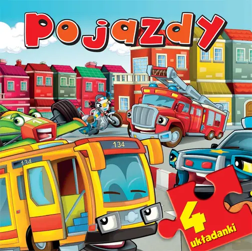 Okładka: Pojazdy. Puzzle