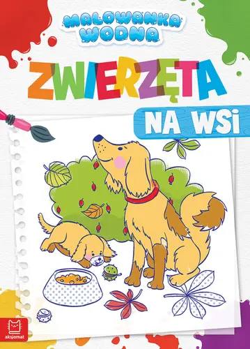 Okładka: Malowanka wodna. Zwierzęta na wsi