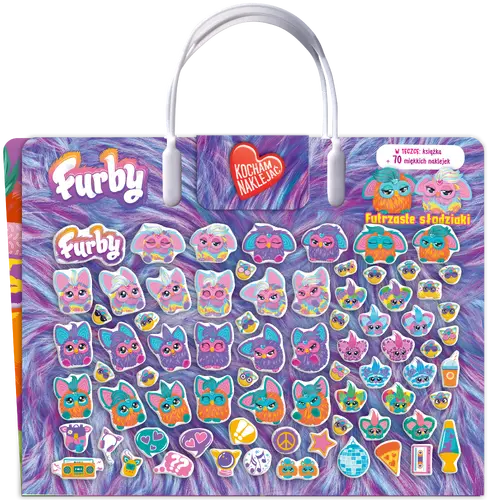 Okładka: Furby. Kocham naklejać. Futrzaste słodziaki
