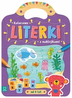 Okładka: Kolorowe literki z naklejkami od 5 lat
