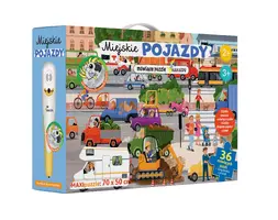 Okładka: Miejskie pojazdy z puzzlami mówiącymi Kakadu