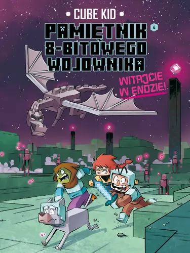 Okładka: Minecraft. Pamiętnik nooba wojownika. Witaj w Endzie! Tom 4