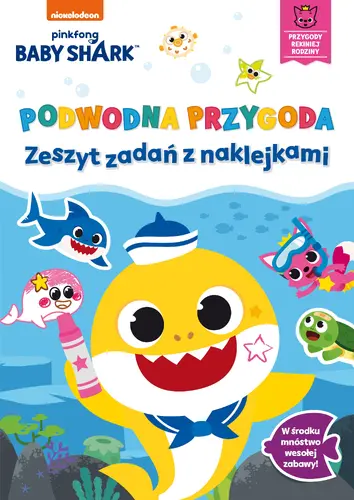 Okładka: Podwodna przygoda. Zeszyt zadań z naklejkami