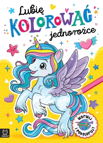 Okładka: Lubię kolorować jednorożce