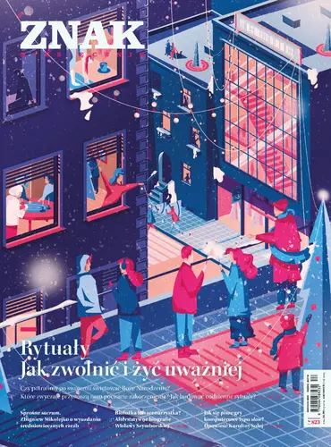 Okładka: Miesięcznik ZNAK 823 (12/2023) - Rytuały. Jak zwolnić i żyć uważniej