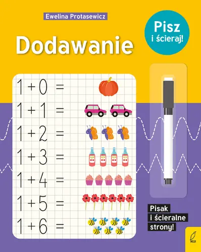 Okładka: Pisz i ścieraj! Dodawanie