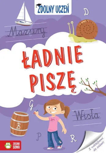 Okładka: Zdolny uczeń. Ładnie piszę