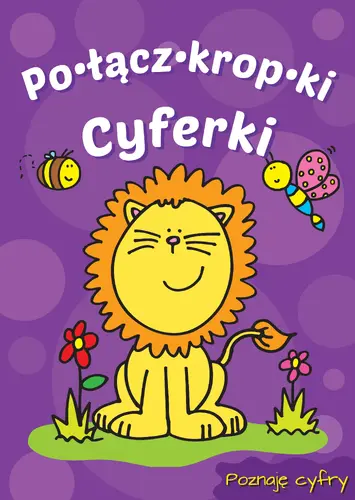 Okładka: CYFERKI Lew - Połącz Kropki