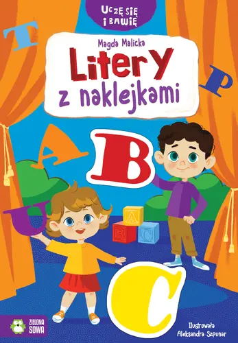 Okładka: Litery z naklejkami