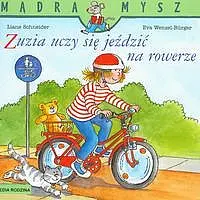 Okładka: Mądra Mysz. Zuzia uczy się jeździć na rowerze
